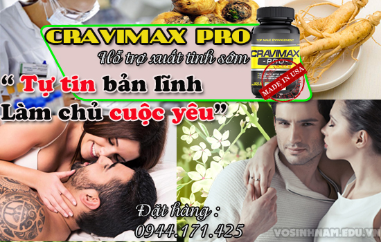 Viên uống Cravimax - Pro giúp nam giới lấy lại phong độ Viên uống cravimax pro ,Sản phẩm cravimax pro